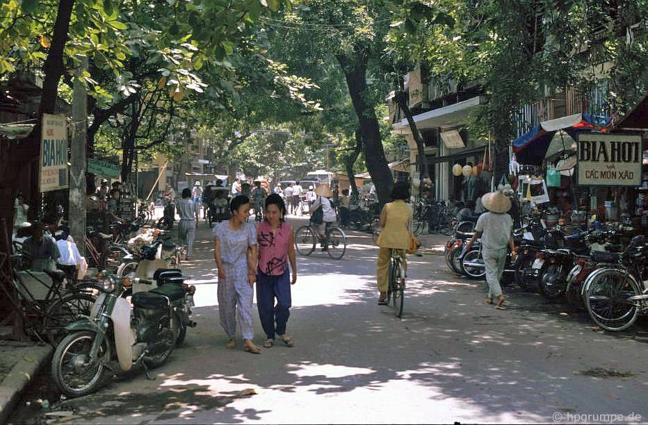 Hà Nội - Old Town: đường phố Wooded