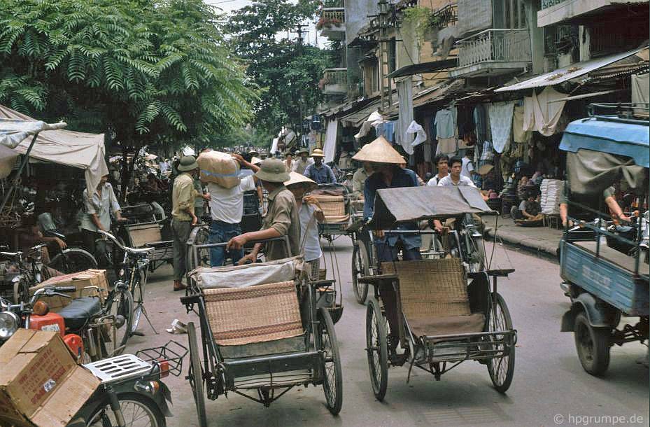 Hà Nội - Old Town: đường phố Wooded