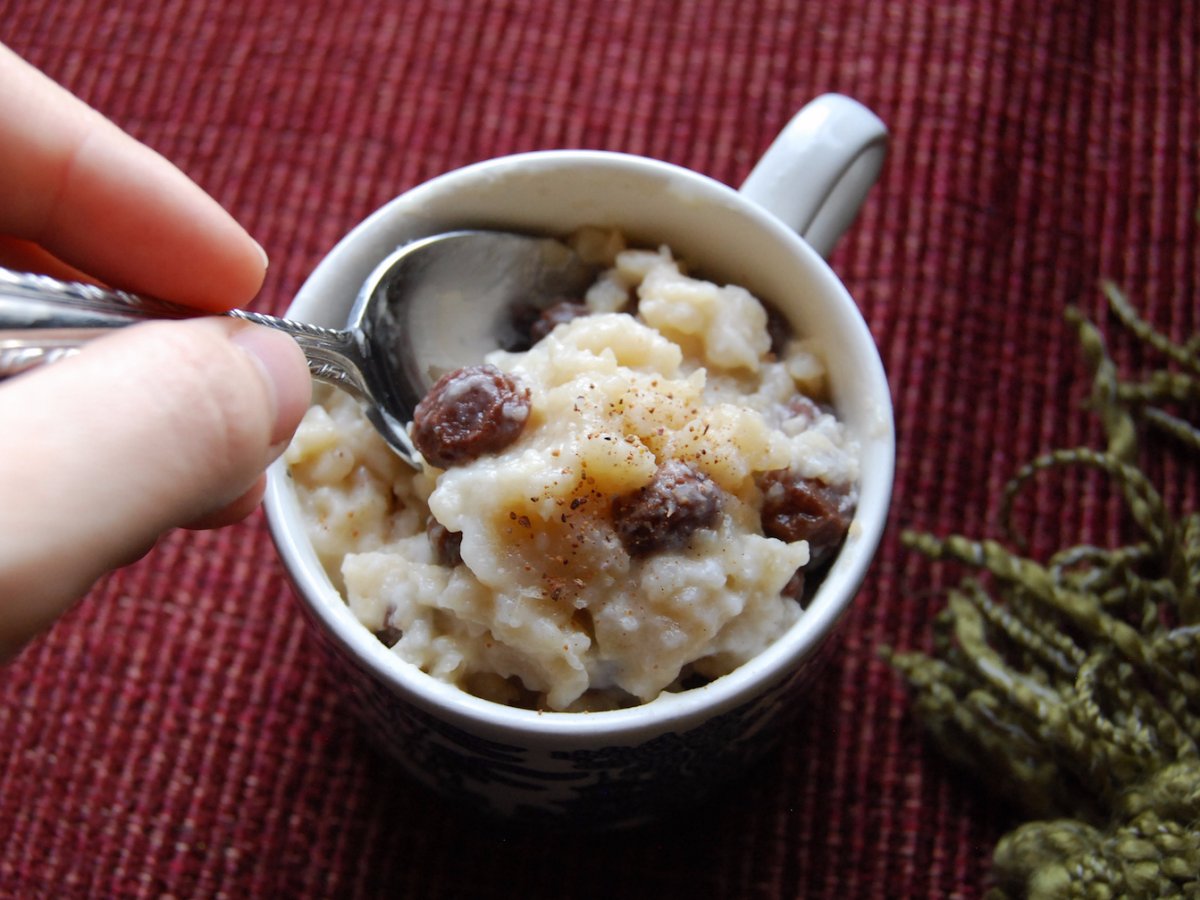 Sweden and Norway: rice pudding