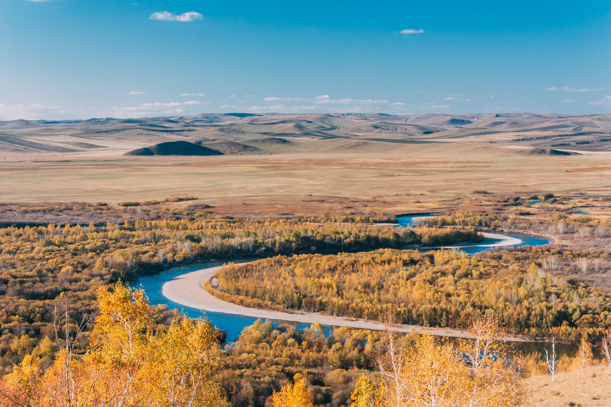 Chùm ảnh: Vẻ đẹp của thảo nguyên Mông Cổ mùa thu