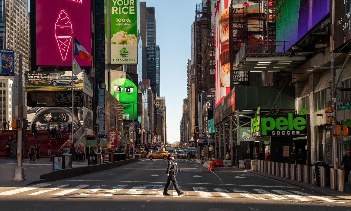 Chùm ảnh: New York từ thành phố ‘không ngủ’ hóa ‘không người’