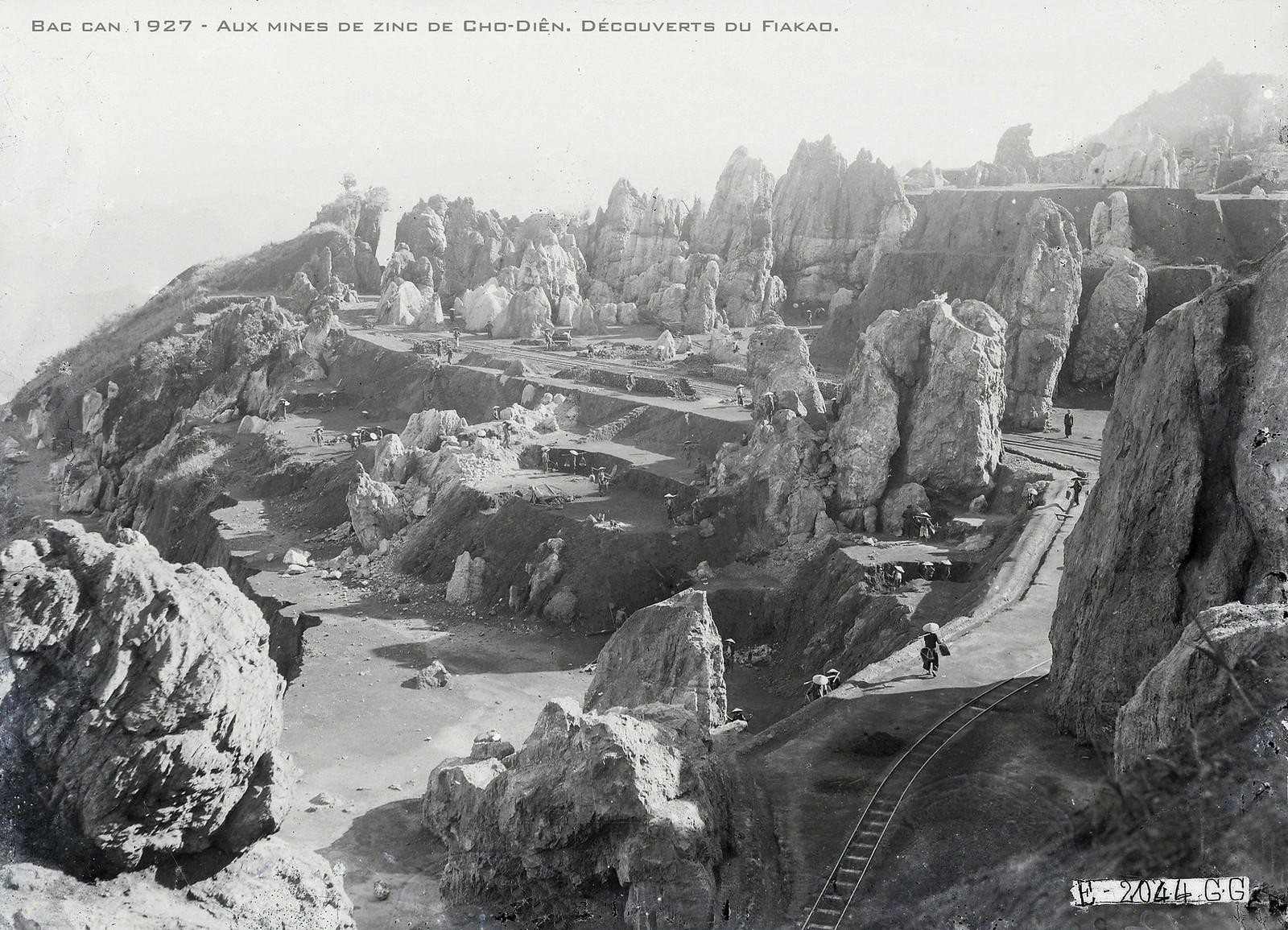 Chùm ảnh: Mỏ khoáng sản khổng lồ ở Bắc Cạn 100 năm trước