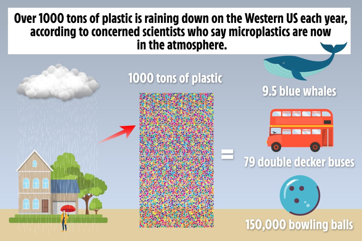 Nhựa đang đổ xuống từ bầu trời: Phiên bản mới đáng sợ của mưa axit