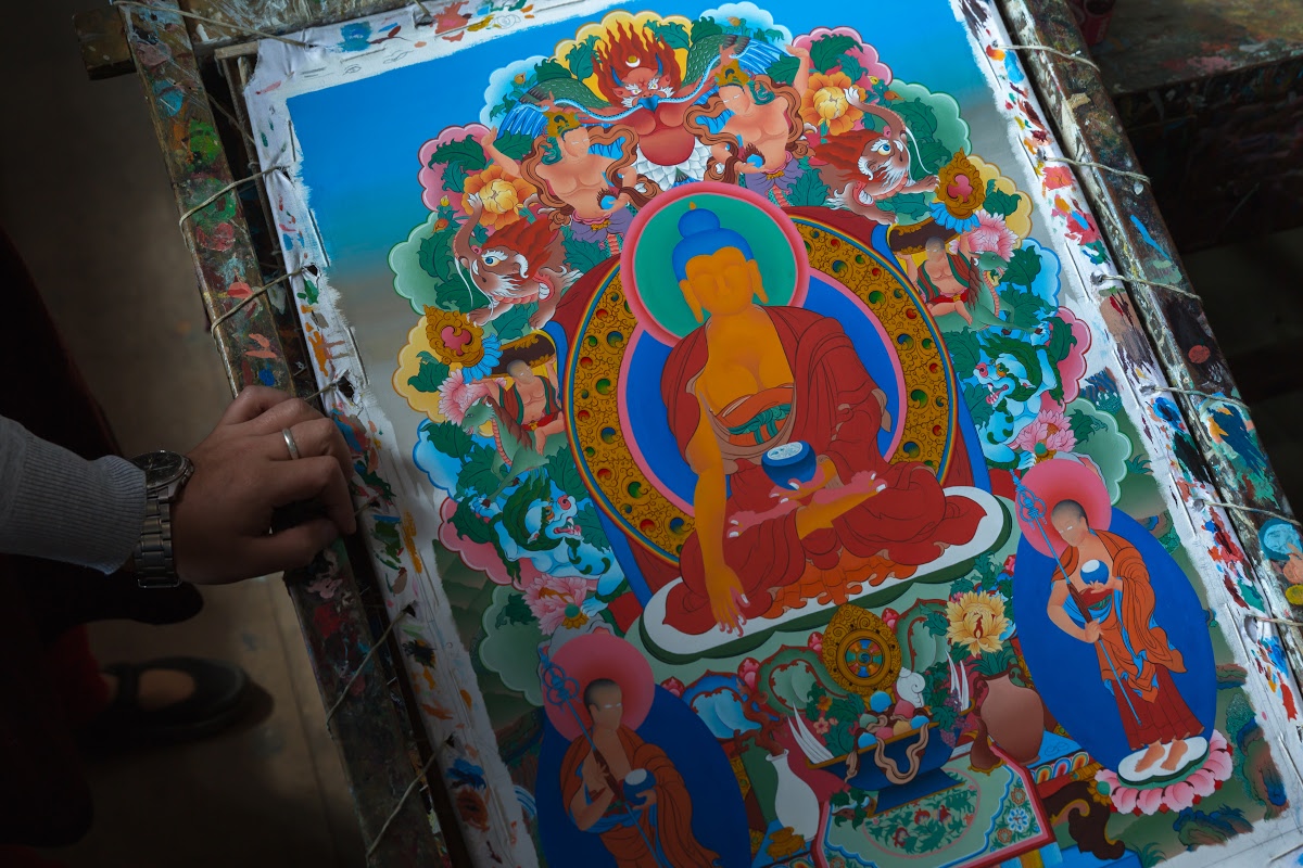 Tranh Thangka – sự tinh hoa của nền mỹ thuật Phật giáo Tây Tạng