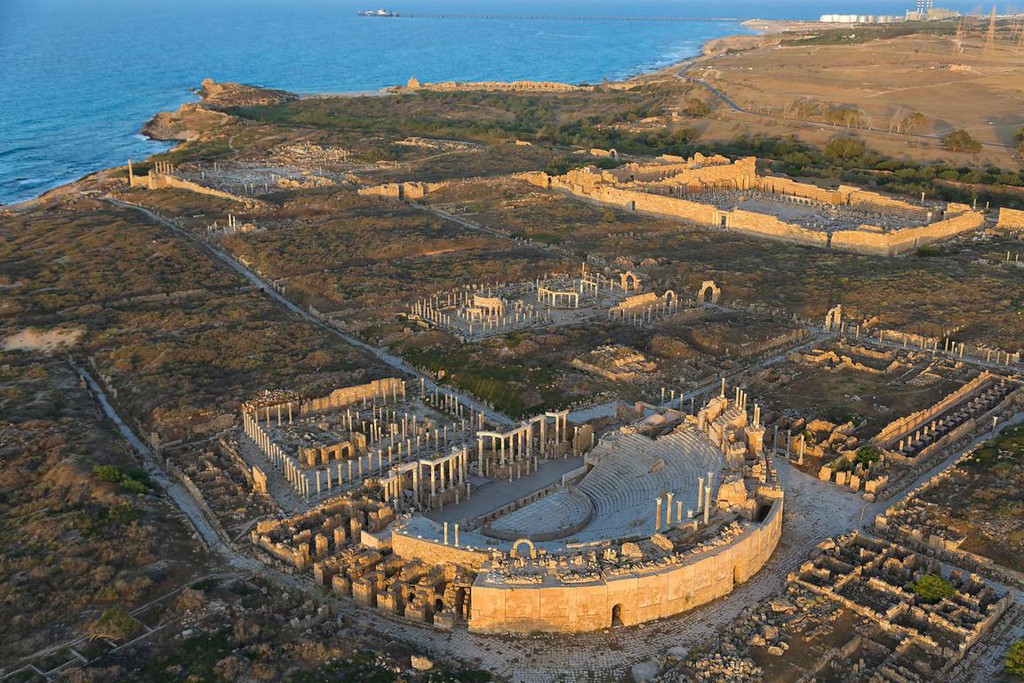 Chùm ảnh: Leptis Magna – viên ngọc ẩn giấu ở Libya của đế chế La Mã