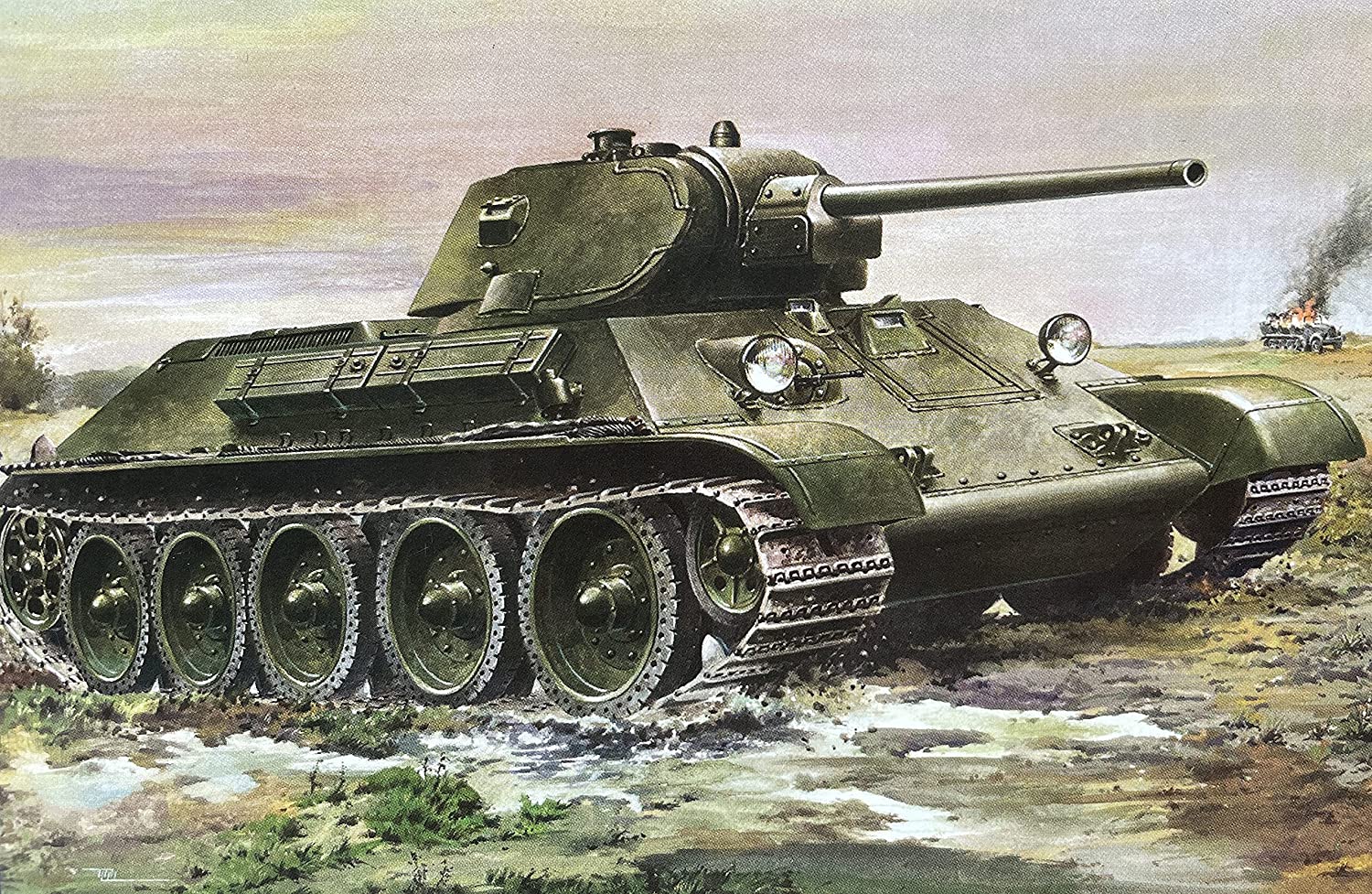 Đòn đâm húc của xe tăng Liên Xô thời Chiến tranh Vệ quốc