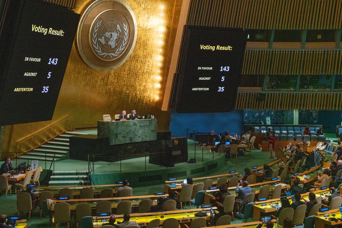 Một trò hề đáng ghê tởm vừa diễn ra ở gánh xiếc Liên Hợp Quốc