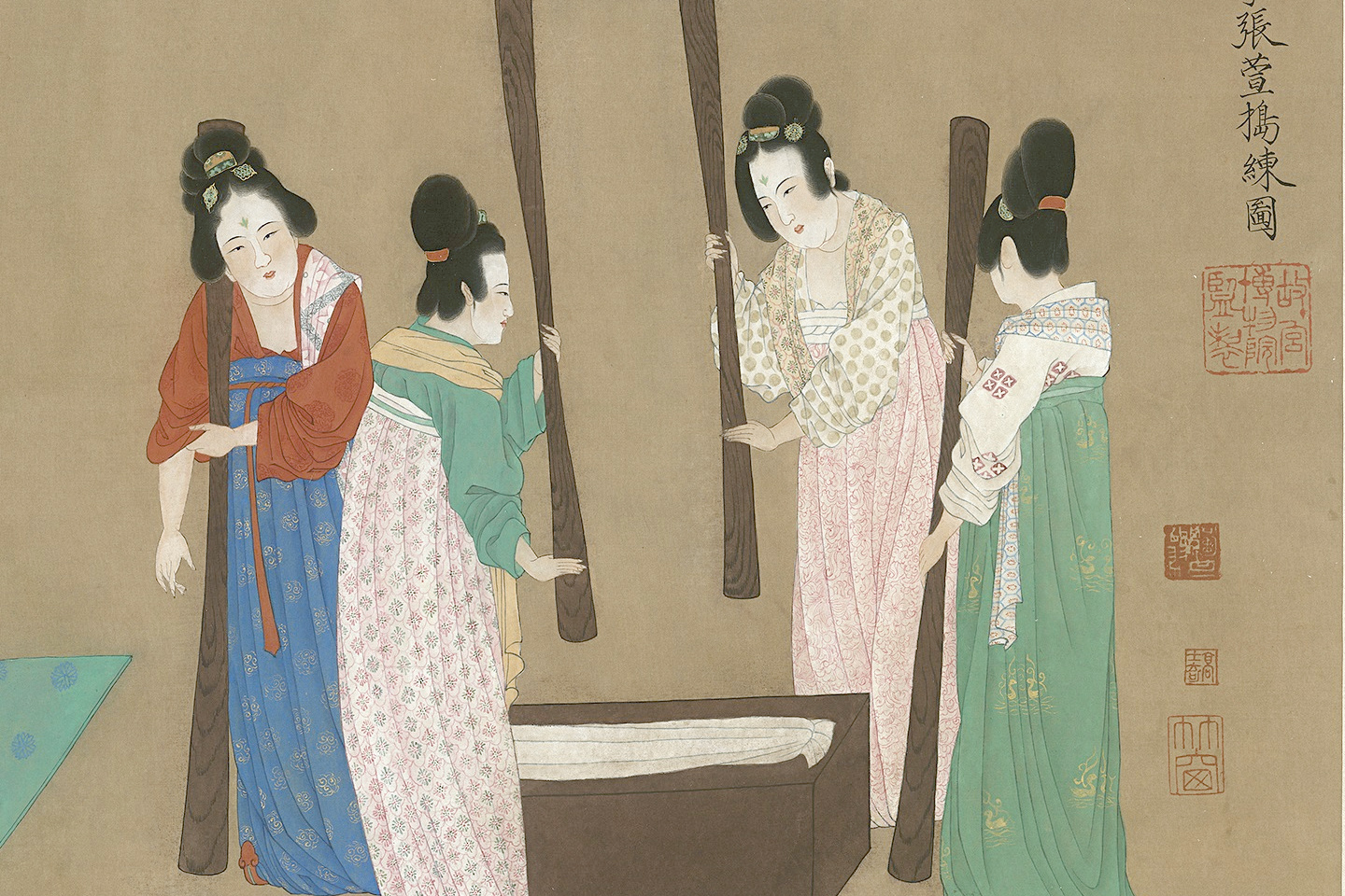 Vai trò của lụa trong hội họa truyền thống Trung Hoa